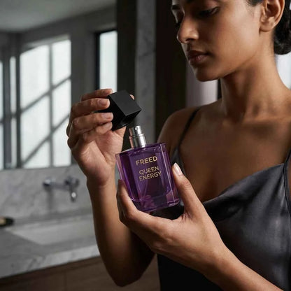 Freed Queen Energy Eau De Parfum for Women, Long Lasting Luxury Perfume, Floral Fruity Fragrance
