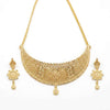 Unleash Elegance with Our Gold Plated Floral Necklace Set for Women