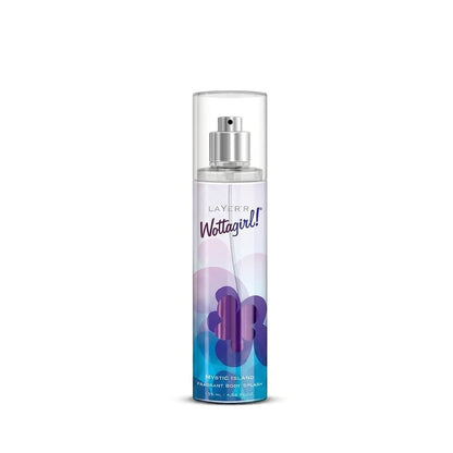 Layer'r Wottagirl Mystic Island Perfumed Body Splash for Women 135ml Long Lasting Fragrance Mist