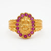 Mahalakshmi Gold Plated Ring – A Symbol of Wealth and Blessings