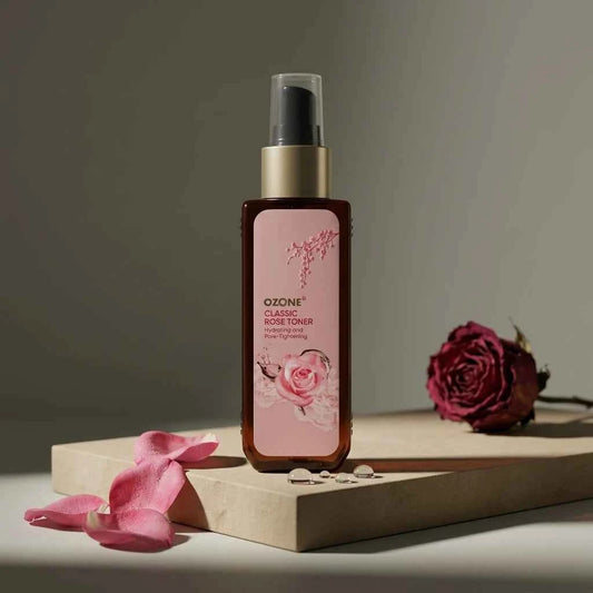Ozone Classic Rose Toner | Hydrating & Pore Tightening Face Toner for All Skin Types - GEHNA OFFICIAL