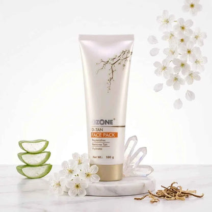 Ozone D Tan Face Pack 100g | De Tan Face Pack for Brighter, Hydrated & Refreshed Skin