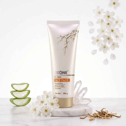 Ozone D Tan Face Pack 100g | De Tan Face Pack for Brighter, Hydrated & Refreshed Skin - GEHNA OFFICIAL