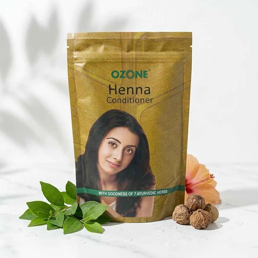 Ozone Henna Conditioner | Ayurvedic Herbal Hair Conditioner for Soft, Smooth & Healthy Hair - GEHNA OFFICIAL