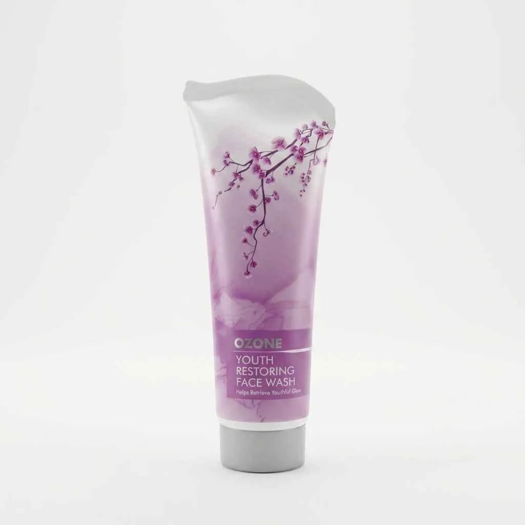 Ozone Youth Restoring Face Wash 100ml | Anti Ageing Face Wash for Youthful, Fresh & Radiant Skin