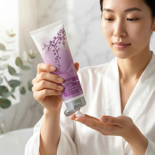 Ozone Youth Restoring Face Wash 100ml | Anti Ageing Face Wash for Youthful, Fresh & Radiant Skin - GEHNA OFFICIAL