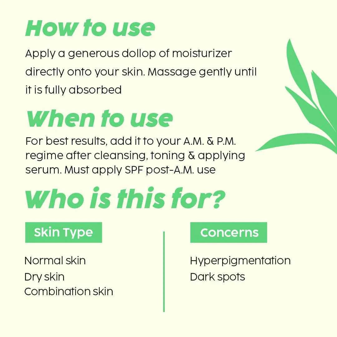 plix pineapple de-pigmentation moisturizer – 2% alpha arbutin & symwhite+ (50g) - gehna official