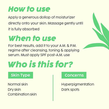 PLIX Pineapple De-Pigmentation Moisturizer – 2% Alpha Arbutin & SymWhite+ (50g) - GEHNA OFFICIAL
