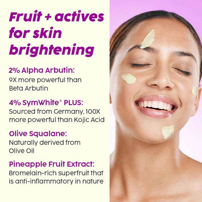 PLIX Pineapple De-Pigmentation Moisturizer – 2% Alpha Arbutin & SymWhite+ (50g) - GEHNA OFFICIAL