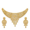 Gold Plated Bridal Necklace Set | Exquisite Filigree Jewellery for Timeless Elegance