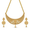 Luxury Floral Statement Necklace Set - Premium Gold Plated Elegance for Women