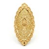 Stunning Gold Plated Vintage Filigree Ring - Elevate Your Style Effortlessly