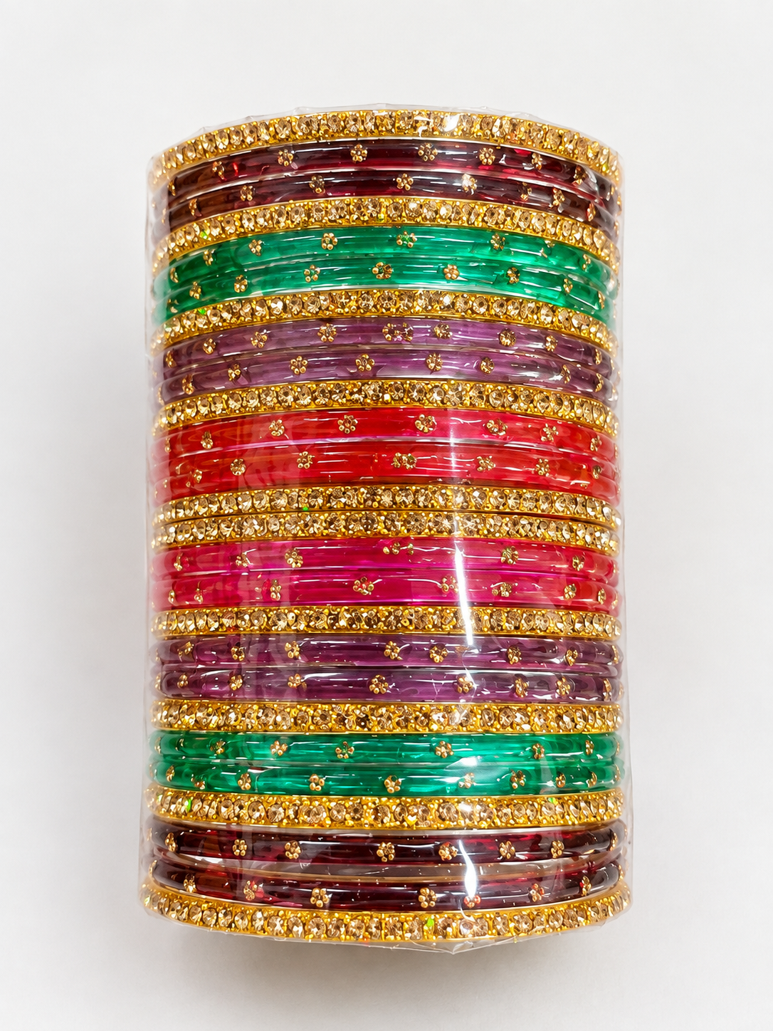 glass bangles multi colour