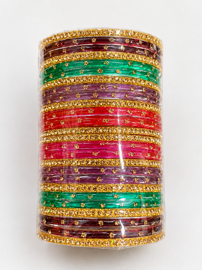 Glass Bangles Multi Colour