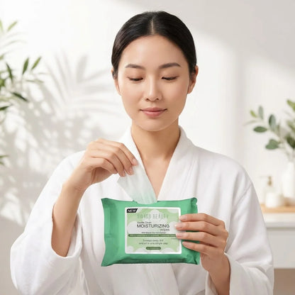 Swiss Beauty Gentle Clean Moisturizing Face Wipes 25 Pcs