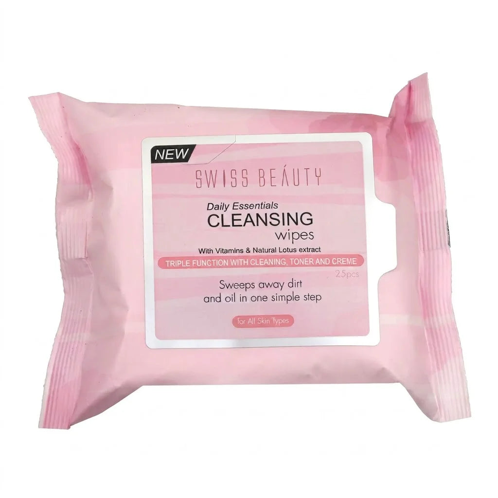 swiss beauty cleansing face wipes: daily essentials for refreshing cleanliness