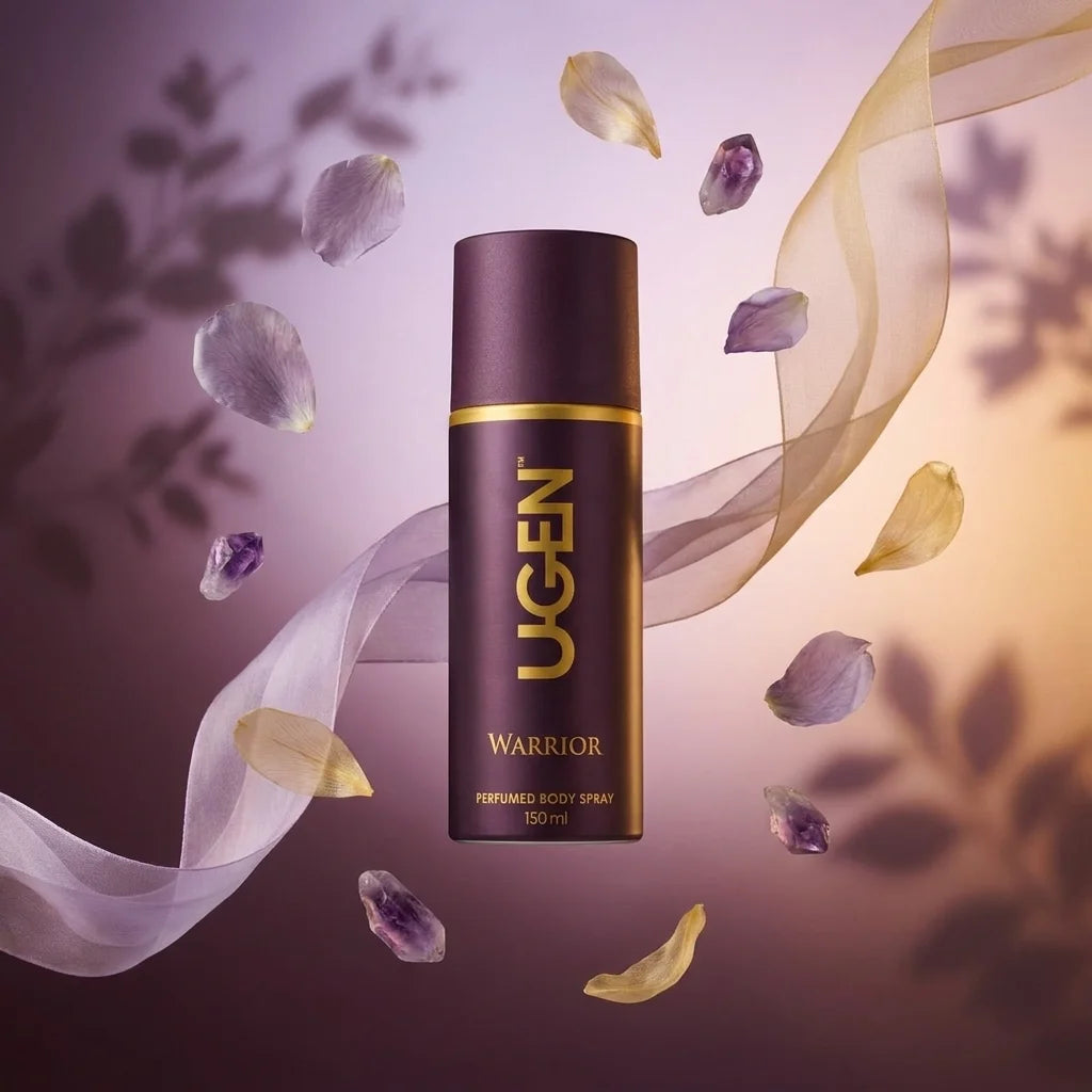 ugen warrior perfumed body spray for men 150ml long lasting freshness