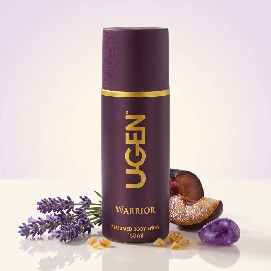 ugen warrior perfumed body spray for men 150ml long lasting freshness