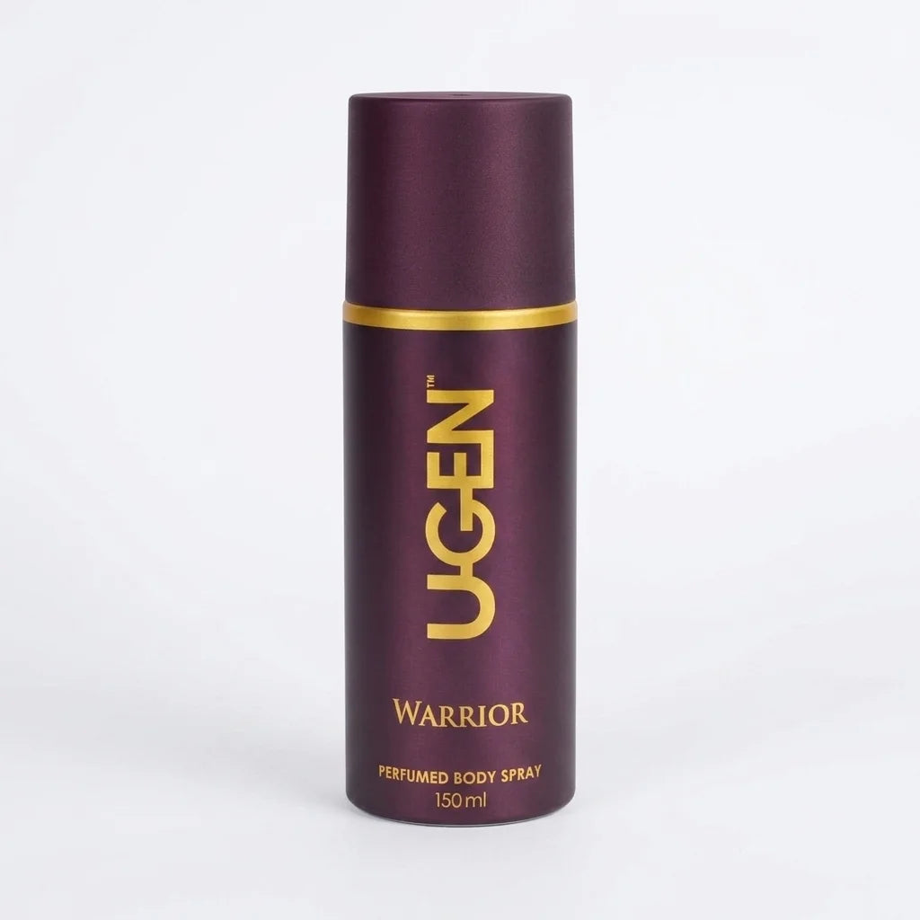 ugen warrior perfumed body spray for men 150ml long lasting freshness