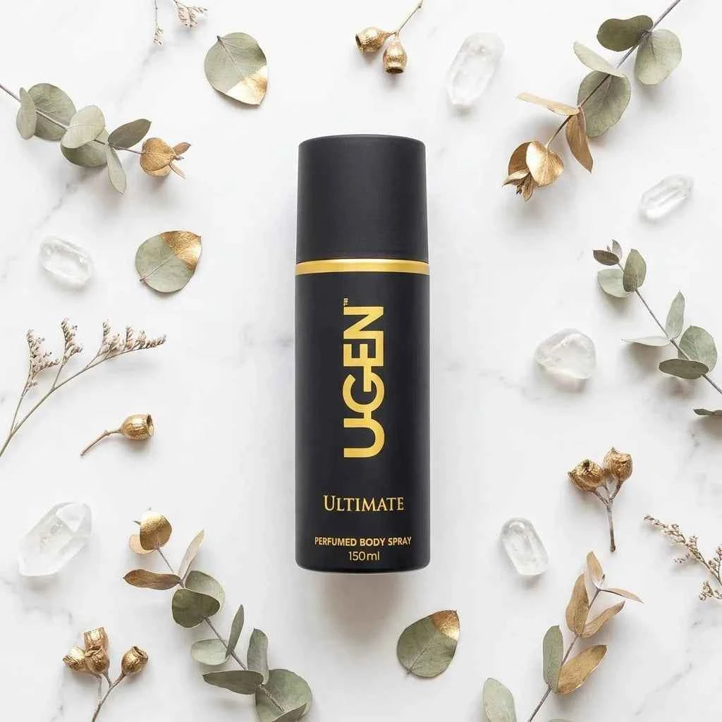 ugen ultimate perfumed body spray for men 150ml long lasting freshness