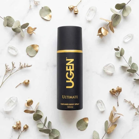 Ugen Ultimate Perfumed Body Spray for Men 150ml Long Lasting Freshness