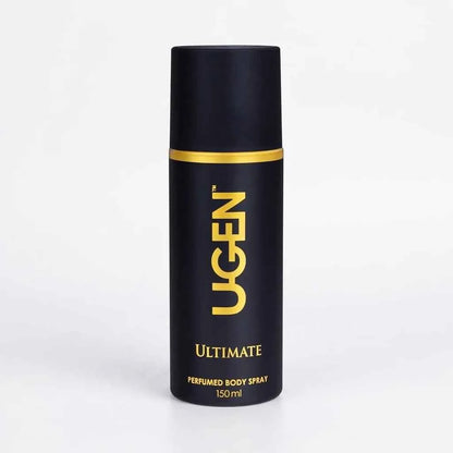Ugen Ultimate Perfumed Body Spray for Men 150ml Long Lasting Freshness